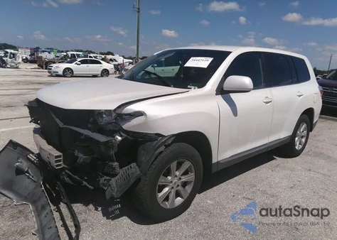 2013 Toyota Highlander Base V6 from USA, damaged, VIN 5TDZK3EH2DS097139